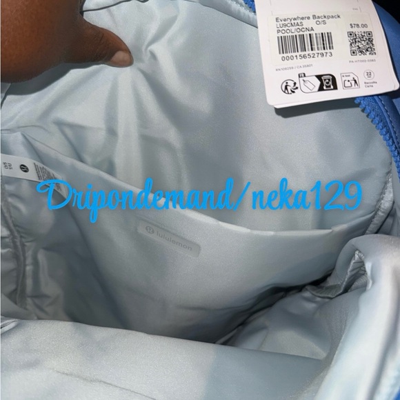 Lululemon Everywhere Backpack 22L- Pool Party/Ocean Air main image 9